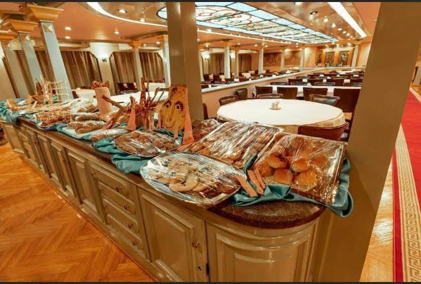 Restaurant aboard the MS Sultan Hassan Nile Cruise Nile cruise